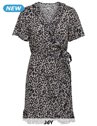 Jacqueline de Yong Kleid «Starr Life», schwarz