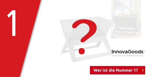 InnovaGoods tragbarer Grill, 45 x 45 cm, 3,1 kg