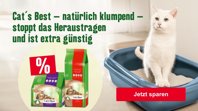 Cat´s Best - natürlich klumpend - stoppt das Heraustragen und ist extra günstig