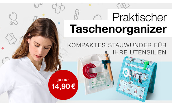 Praktischer Taschenorganizer | KOMPAKTES STAUWUNDER FÜR IHRE UTENSILIEN