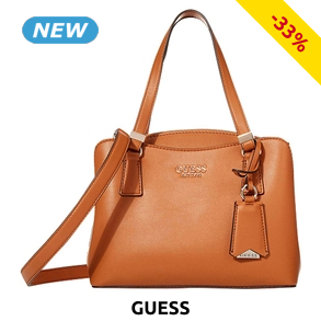 GUESS Handtasche «Lyndi», braun