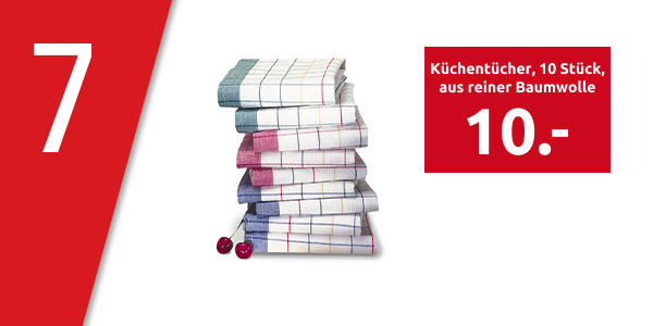 Küchentücher, 10 Stück,