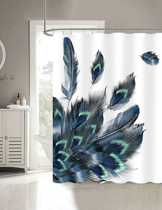 Duschvorhang «Peacock», 180 x 180 cm