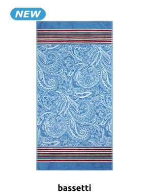 Bassetti Badetuch «Noto», 90 x 180 cm, türkis