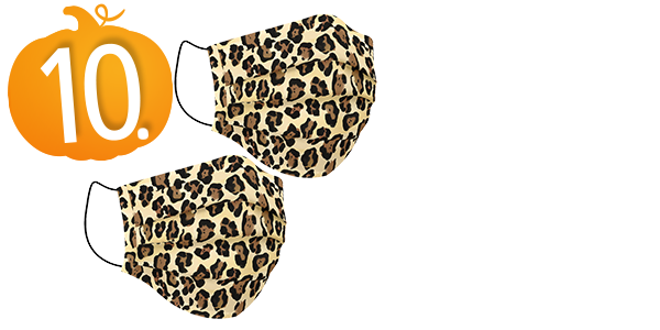 Mund-Nasen-Schutz aus Stoff, 2er-Set, leo