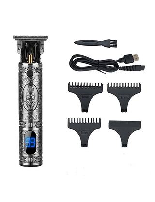 Ultrapräziser Haarschneider «Hair Clipper», mit Bildschirm, silberfarben