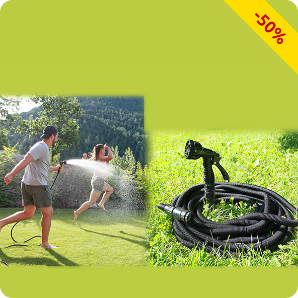 Gartenschlauch Force 30 m, Latex, schwarz