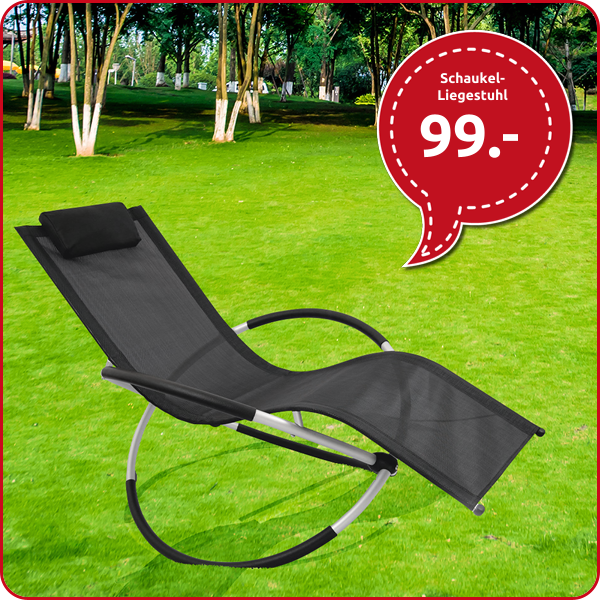Schaukel-Liegestuhl, ergonomisch