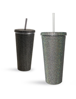 Strassbecher, 600 ml, schwarz