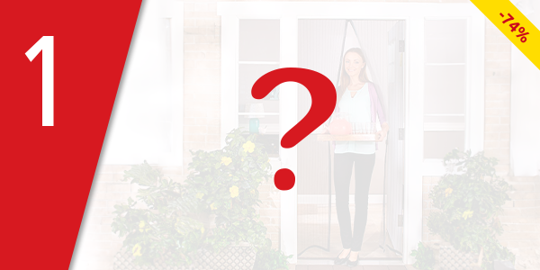 Magnetisches Moskitonetz