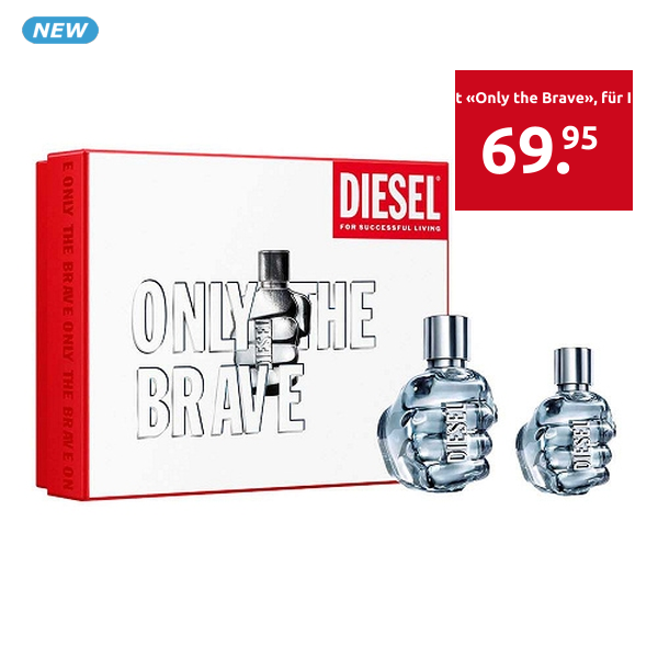 DIESEL Parfum-Set «Only the Brave», für IHN, 35 ml + 125 ml