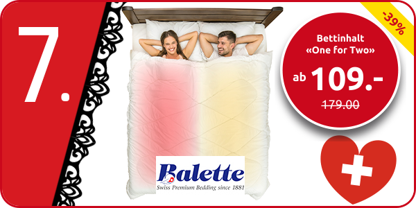 Bettinhalt «One for Two», Balette