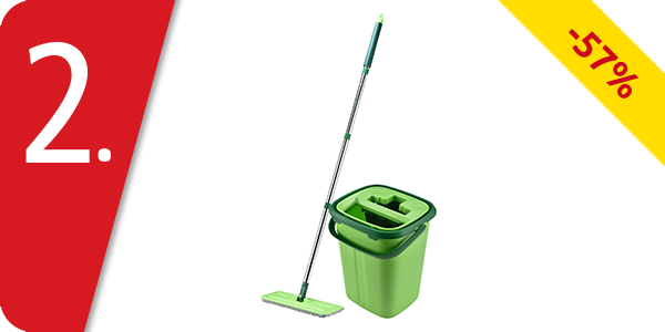 Flat Mopp, 2-Kammer-Eimer