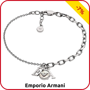 Emporio Armani Damen-Armband, Silber & Perlmutt