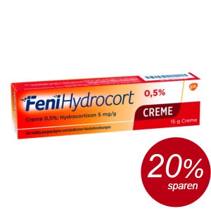 FeniHydrocort Creme 0,5 %, Hydrocortison 5 mg/g