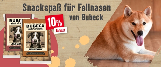 10% auf Snacks von Bubeck