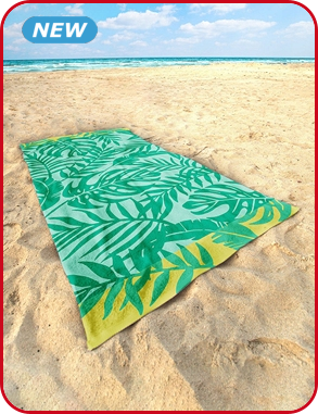Strandtuch «Jungle», 90 x 180 cm