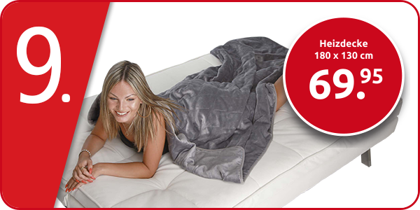 Heizdecke 180 x 130 cm