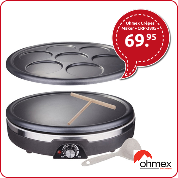 Ohmex Crêpes Maker «CRP-3805»