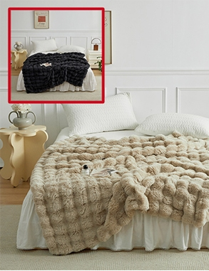 Fleecedecke «Cosy», 150 x 200 cm, anthrazit