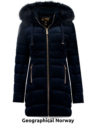 Geographical Norway Damen-Parka «Bilove Lady long», marine