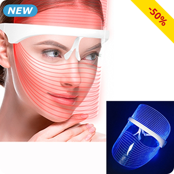 LED Beauty Maske für die Haut, 3 Farben