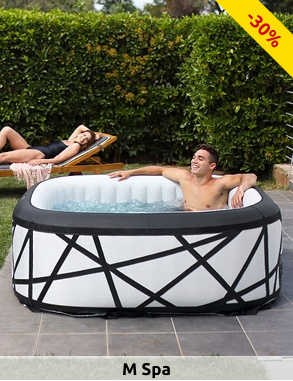 MSpa Spa «Soho» selbstaufblasend, 6 Personen, 132 Düsen,  Ø 1,85 m