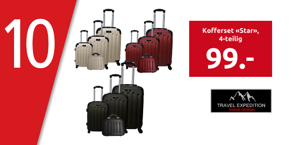 Kofferset «Star» von Travel Expedition, 4-teilig