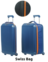 Swiss Bag Koffer «Trolley Cabine Easyjet», zusammenklappbar, blau