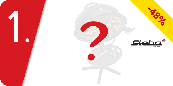 Elektrogrill mit Haube von Steba