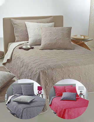 Bettüberwurf «Ultra» in geschmackvollem Double Face