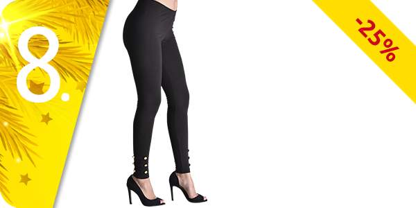 Leggings mit Wappenknöpfen