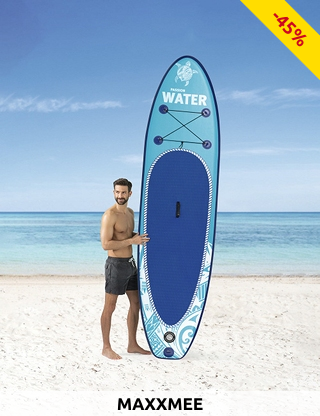 Paddelbrett SUP «Passion Water», L 300 cm, blau
