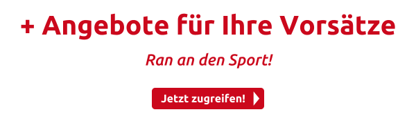 + Angebote für Ihre Vorsätze