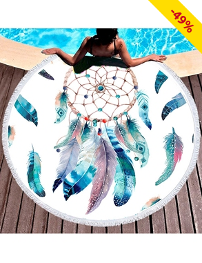 Strandtuch rund «Traumfänger»,  Ø 150 cm