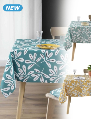 Tischtuch «Sandy», 140 x 240 cm, blau