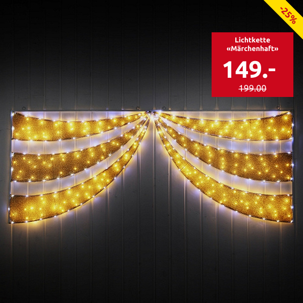 Lichtkette «Märchenhaft», 352 LEDs, 180 cm