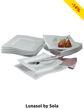Sola by Lunasol Tafelservice «Eco», 12-teilig,  6 Personen