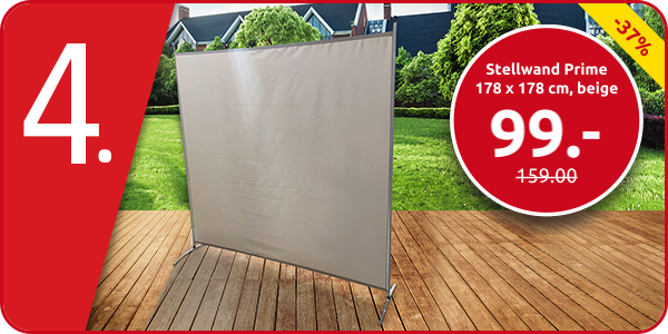 Stellwand Prime 178 x 178 cm, beige