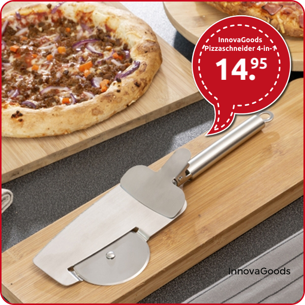 InnovaGoods Pizzaschneider 4-in-1
