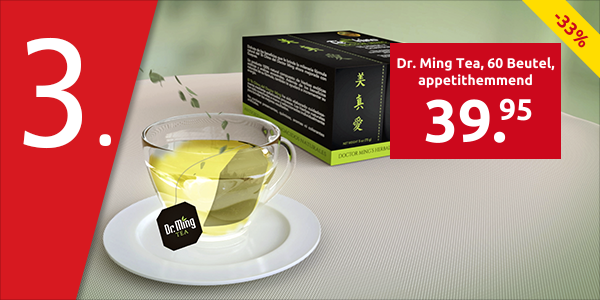 Dr. Ming Tea, 60 Beutel, appetithemmend