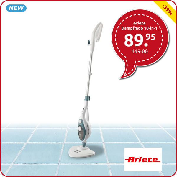 Ariete Dampfmop 10-in-1
