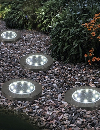 Solarlampen LED Sticks, 4 Stück