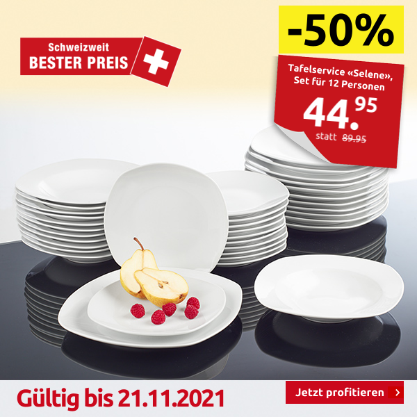 Tafelservice «Selene», Set für 12 Personen, 36-teilig