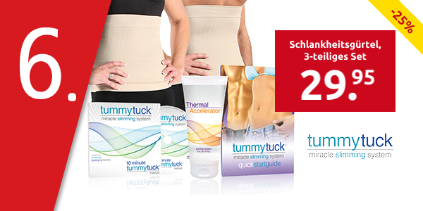 Schlankheitsgürtel, 3-teiliges Set «Tummy Tuck»