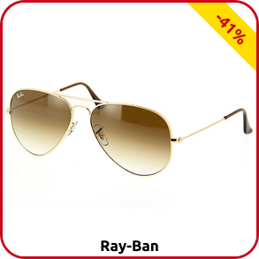 Ray-Ban Sonnenbrille «Aviator» Piloten-Style
