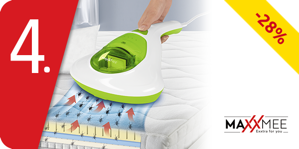 Maxxmee Antimilben Staubsauger mit UV-C-Licht