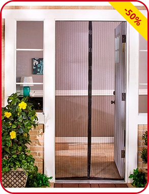 Magnetisches Moskitonetz