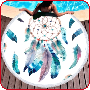 Strandtuch rund «Traumfänger»