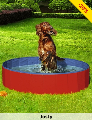 Josty Hundepool, krallenfest, Ø 80 x 20 cm